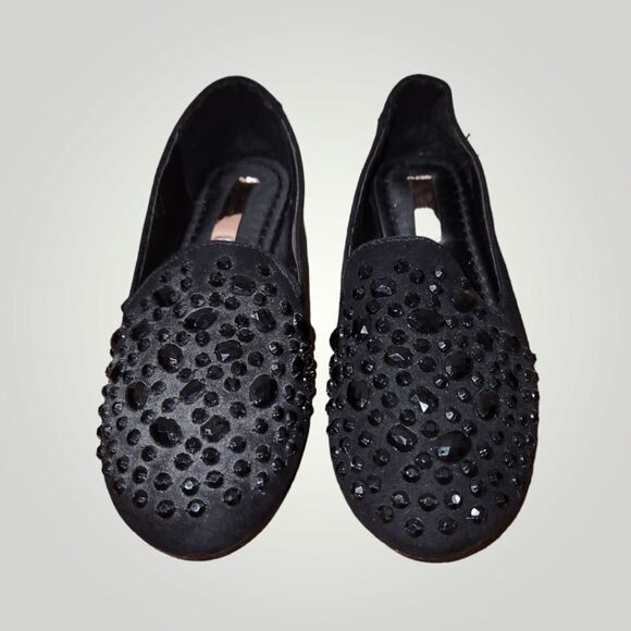 Sfera black round toe flats size 38 7.5 - Picture 5 of 9